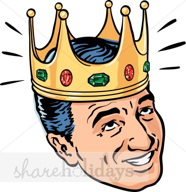Crowned Cartoon Father Clipart   Fathers Day Clipart   Backgrounds