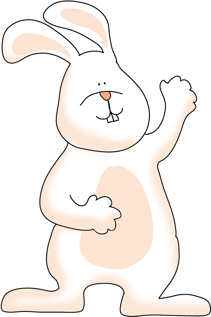 Easter Bunny Clipart Soft Pink Bunny Jpg