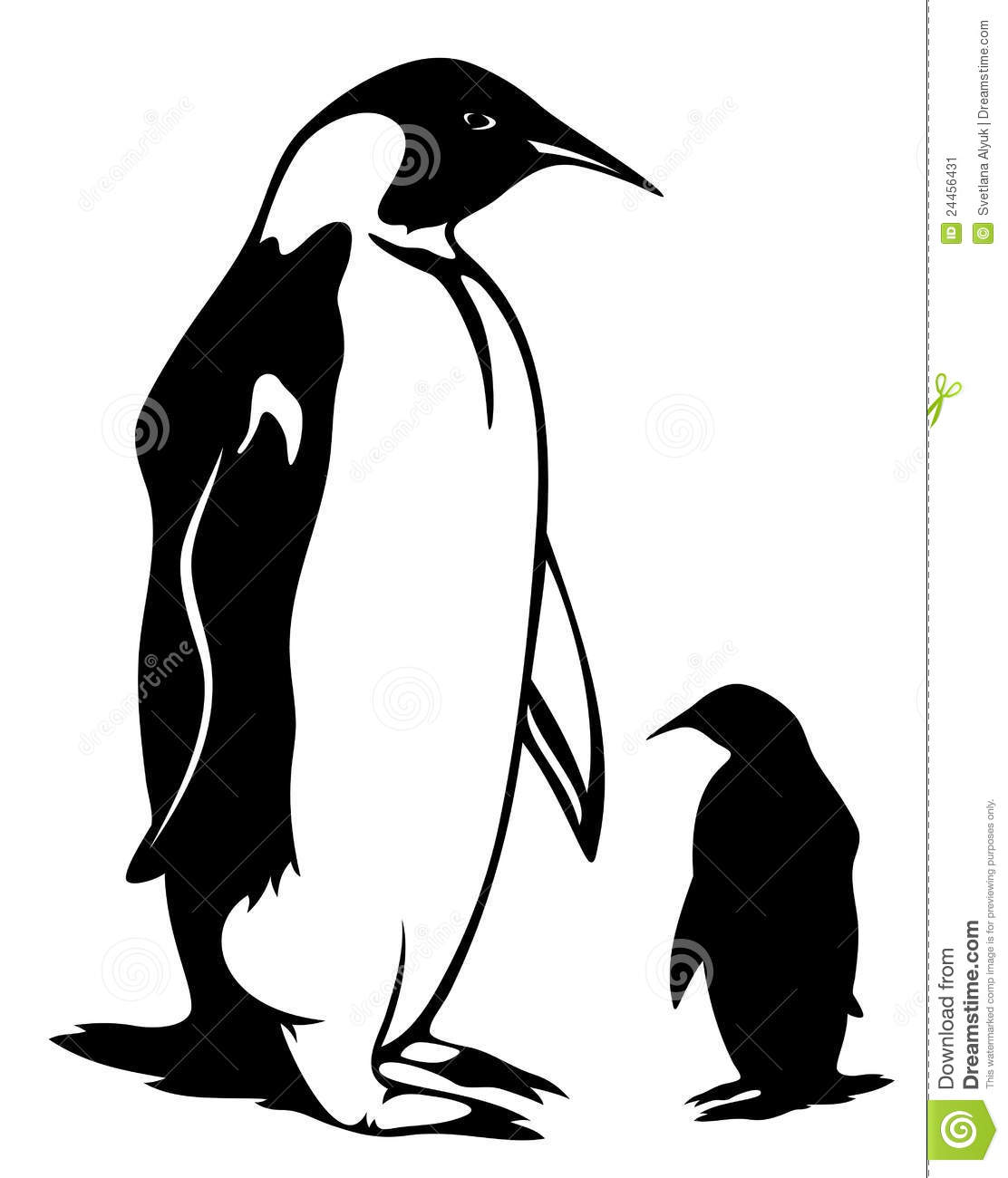 Emperor Penguin Clipart Black And White   Clipart Panda   Free Clipart