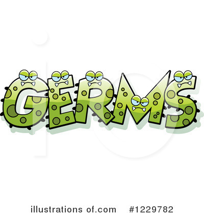 Germs Clipart  1229782 By Cory Thoman   Royalty Free  Rf  Stock