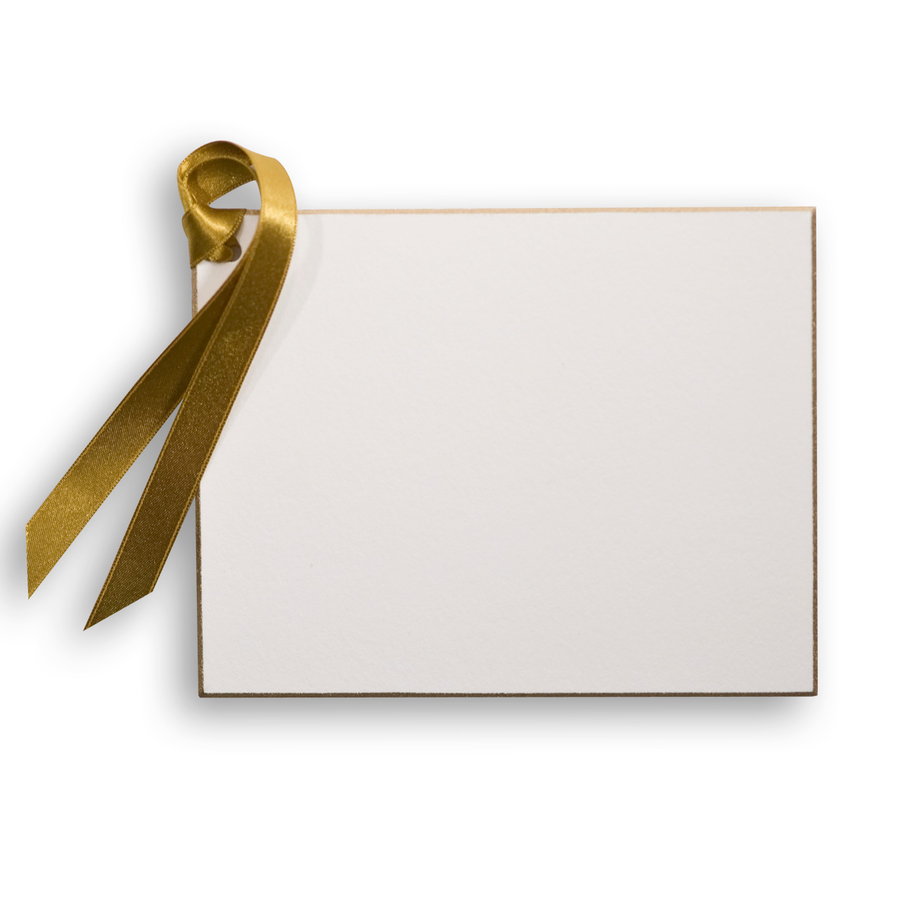 Gold Edged Blank Gift Tag   Nest