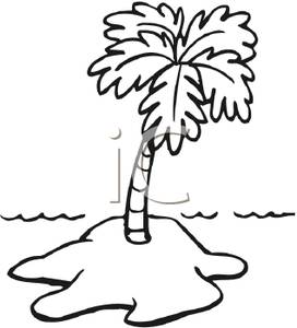 Island Clipart Black And White Island Royalty Free Clipart Picture    