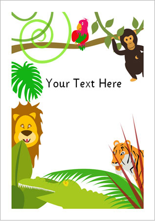 Jungle Notepaper Eyfs Ks1   Free Eyfs   Ks1 Resources For Teachers