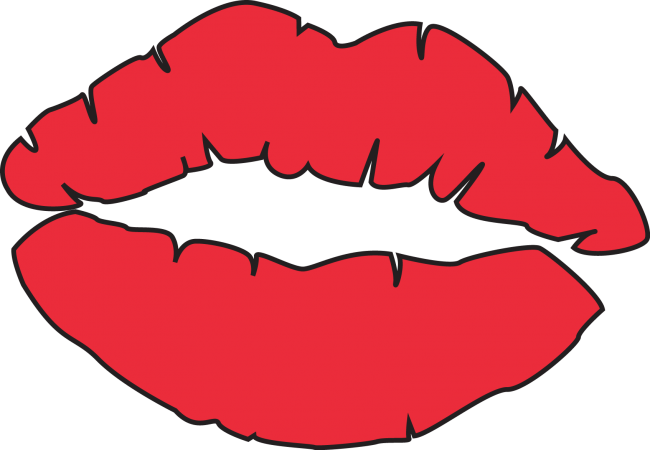 Kissy Lips Clip Art Symbols Clipart   Clipartoons