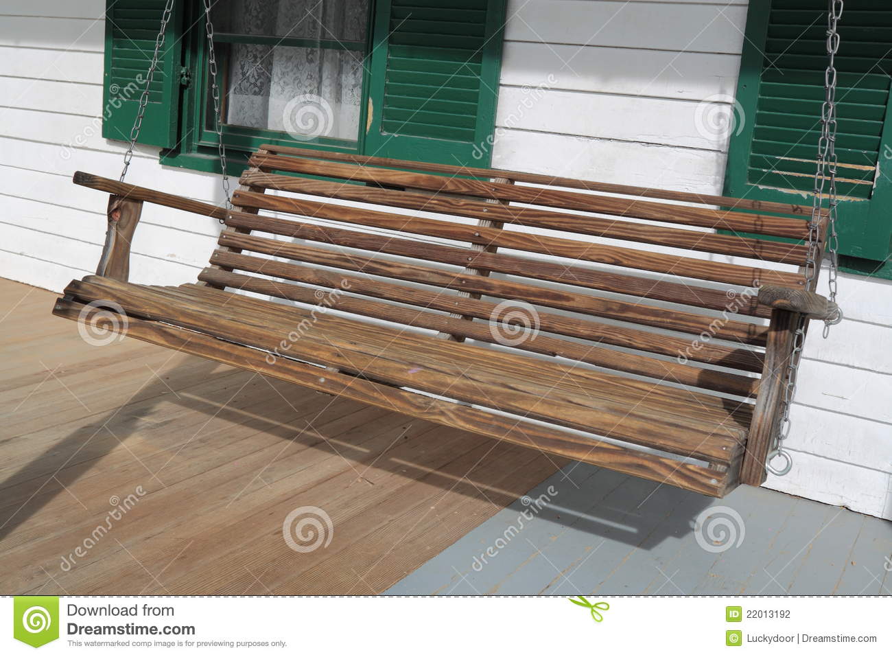 Porch Swing Stock Photography   Image  22013192