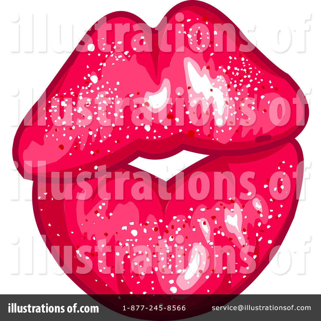 Royalty Free  Rf  Lips Clipart Illustration By Pushkin   Stock Sample