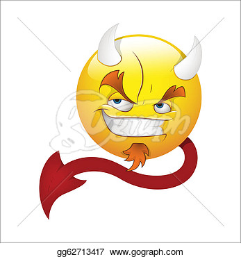 Smiley Emoticons Face Vector   Devil  Vector Illustration Gg62713417