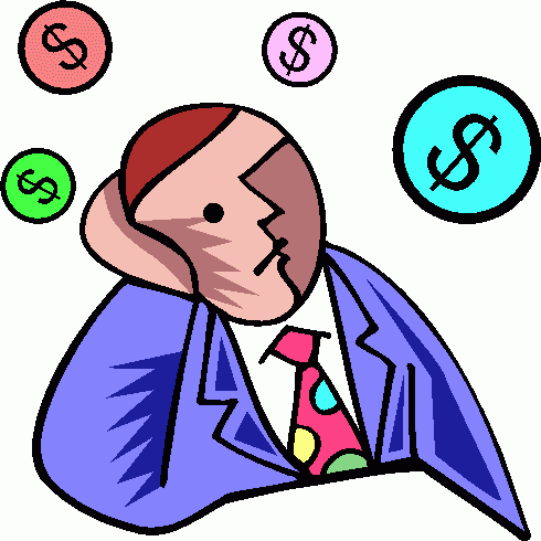 Trouble Clipart Businessman Thinking Gif
