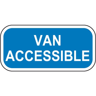 Van Accessible Handicap Parking Sign   Clipart Best   Clipart Best