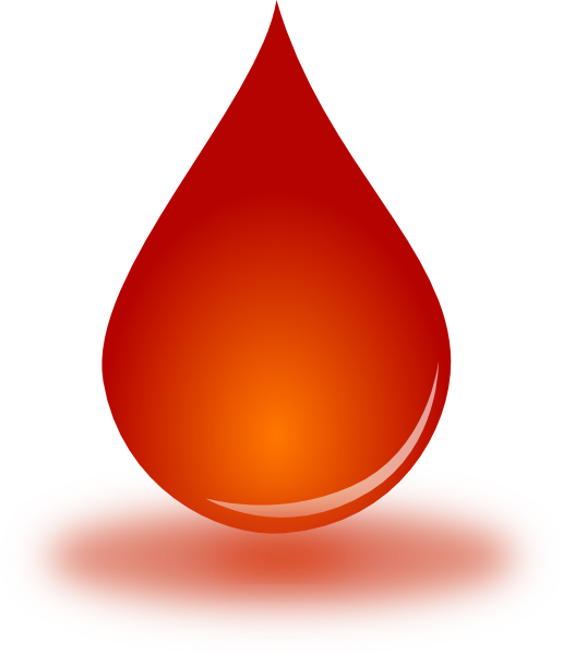 Blood Drop 1 Clip Art At Clker Com   Vector Clip Art Online Royalty
