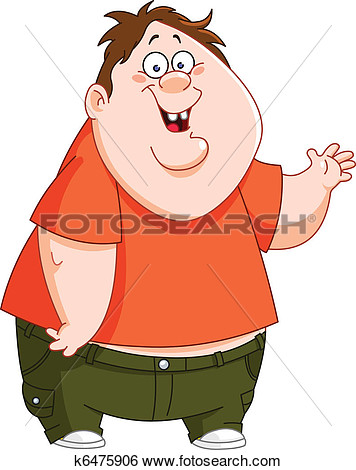 Clip Art   Fat Kid  Fotosearch   Search Clipart Illustration Posters