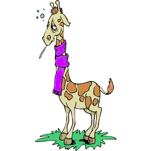 Giraffe   Sick 1 Clipart Cliparts Of Giraffe   Sick 1 Free Download