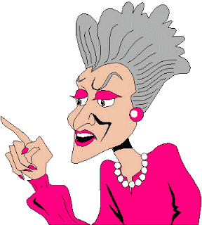 Grumpy Old Lady Clipart Angry Old Woman Cartoon Angry
