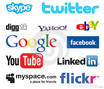 Illustration Of Social Media Logos Isolated Eps File Is Available