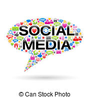Media Logos Clip Art And Stock Illustrations  2770 Social Media Logos