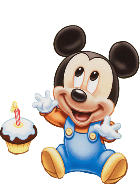 Mickey Mouse Baby Birthday Invitations
