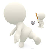 No Throwing Toys Clipart 3d Men Throwing And Hitting
