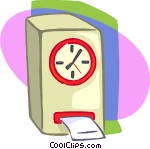 Punch Clock Clipart