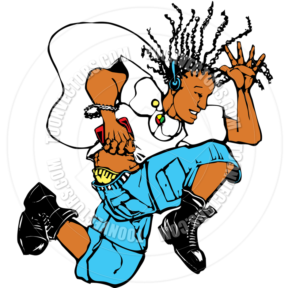 Youth Jumping By Xochicalco   Toon Vectors Eps  28163