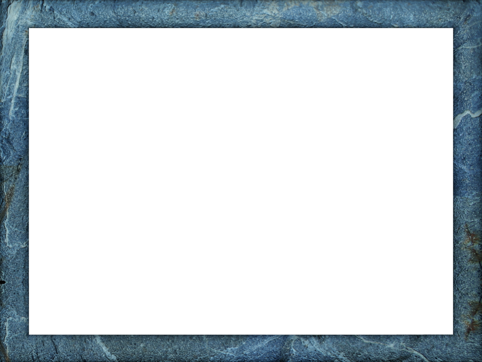 Abstract Rock Border In Blue Color Rectangular Perfect For Powerpoint