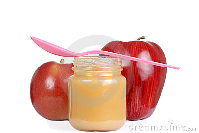 Apple Sauce Clip Art Baby Jar With Apple Sauce And