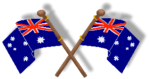 Australia Clip Art Of Crossed Australian National Flags And Other    