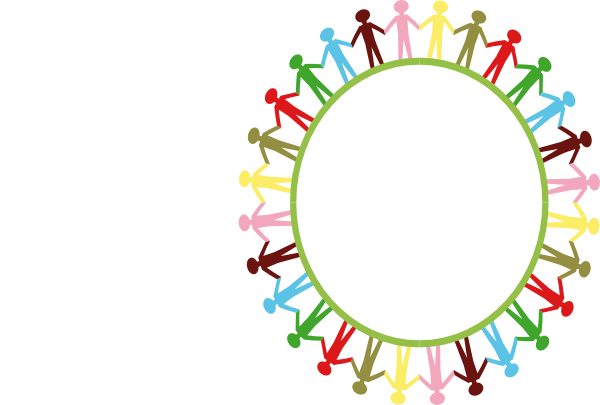 Circle Holding Hands Stick People Multi Coloured Clip Art At Clker Com