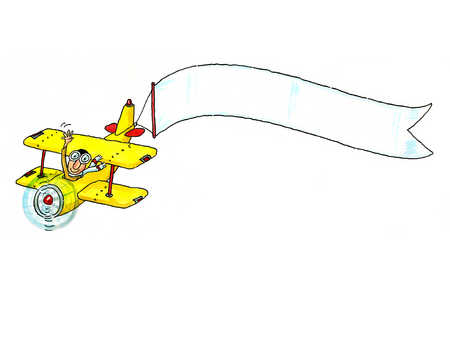     Clipart Cartoon Airplane Flying A Banner       Clipart Best   Clipart