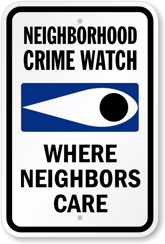 Crime Prevention Clipart Neighborhood Watch Lewis County Watch  Crime
