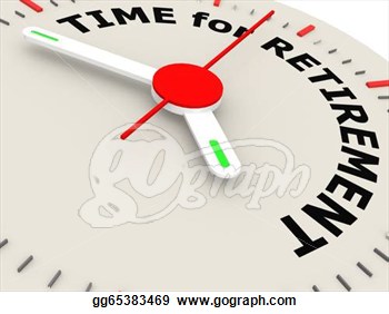 Drawing   Time For Retirement  Clipart Drawing Gg65383469