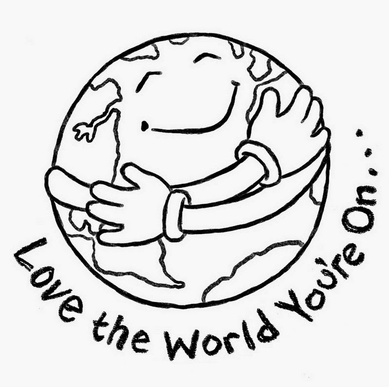 Earth Day 2015 Clip Art Black And White   Free Quotes Poems Pictures