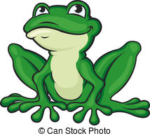 Frog Green Amphibian Animal Cute Nature Small Background Illustrations