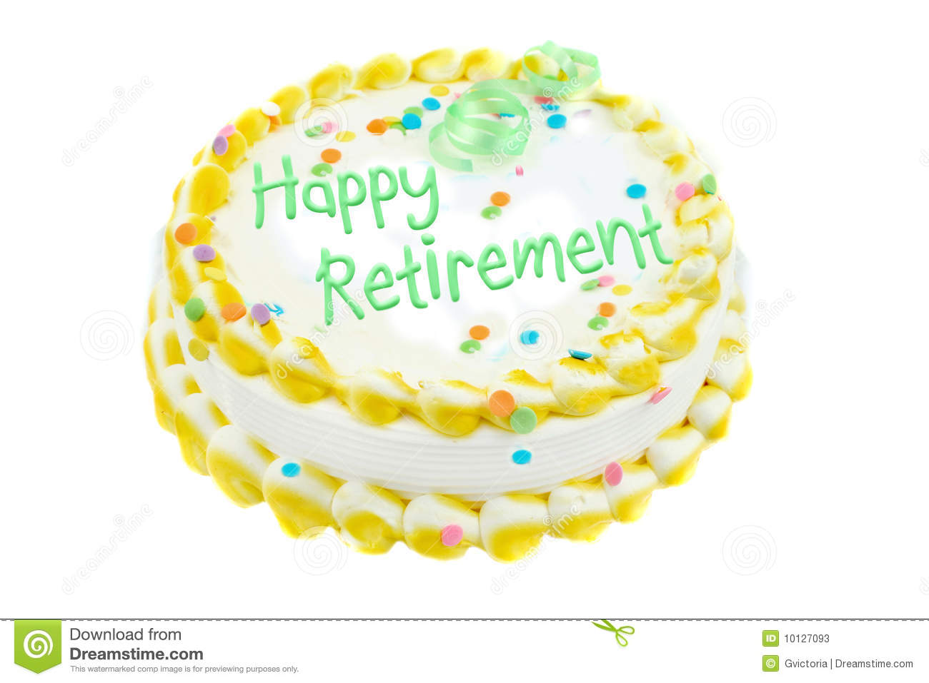 Happy Retirement Clipart Happy Retirement Festive Cake