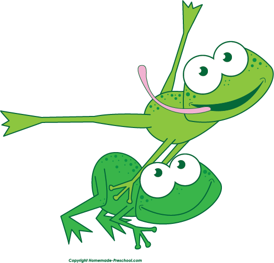 Home Free Clipart Frog Clipart Leap Frogs