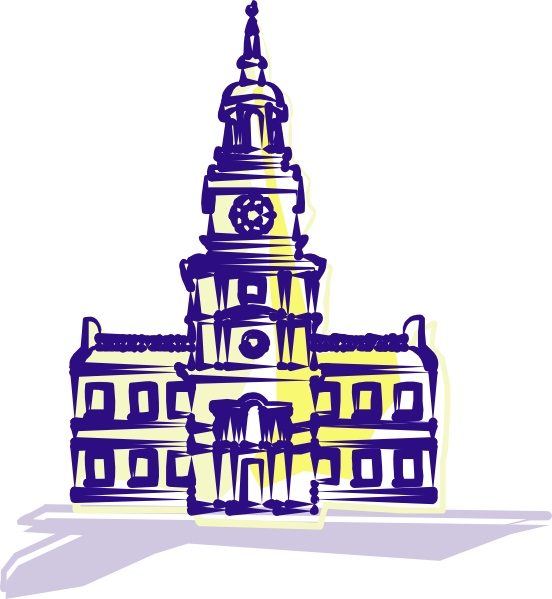 Independence Hall Clip Art At Clker Com   Vector Clip Art Online