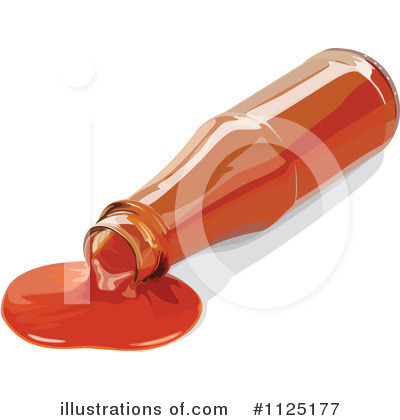 Ketchup Clipart  1125177 By Colematt   Royalty Free  Rf  Stock    