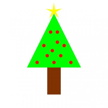 Modern Christmas Tree Clip Art   Clipart Best