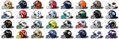 Nfl Team Helmets Clipart Nfl Football Designs