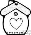 Royalty Free Pretty Bird House Clipart Image Picture Art   134519