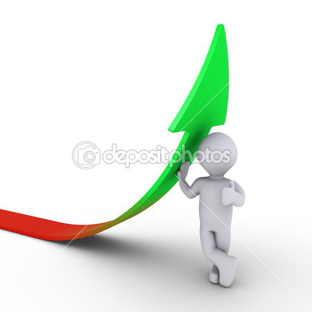 Achieving Good Result Graph Easily   Stock Photo   6kor3dos