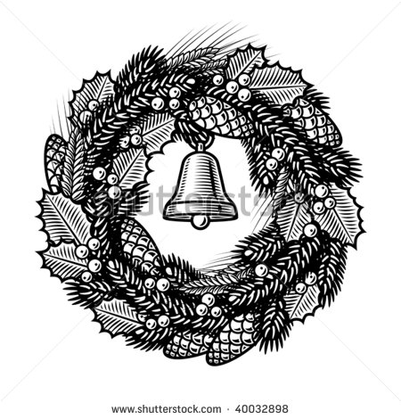 Advent Wreath Clipart Black And White Images   Pictures   Becuo
