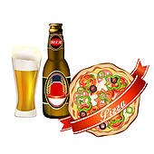 Beer Pizza Clipart Eps Images  573 Beer Pizza Clip Art Vector