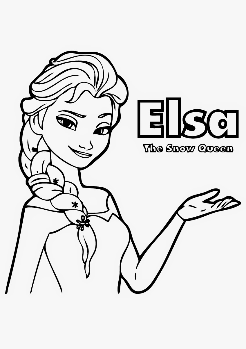 Elsa Coloring Pages That You Can Print With High Resolution