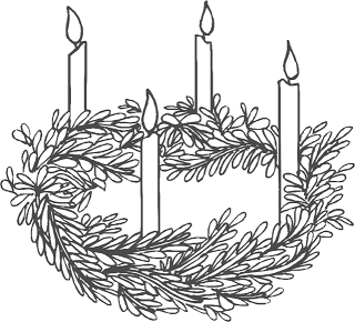 Free Advent Coloring Page From Abcteach Com Advent Wreath Prayer