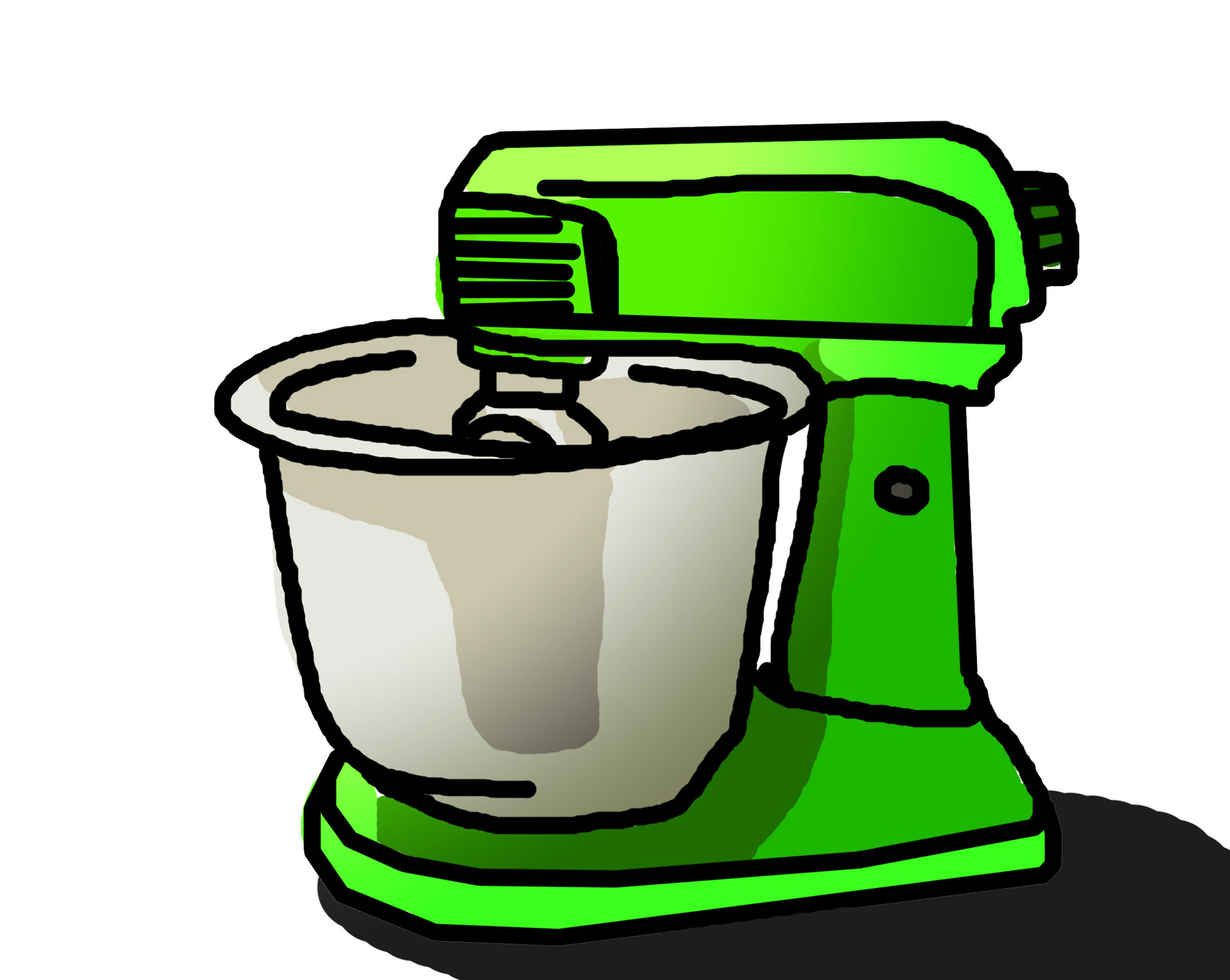 Green Stand Mixer Free Stock Photo Hd   Public Domain Pictures