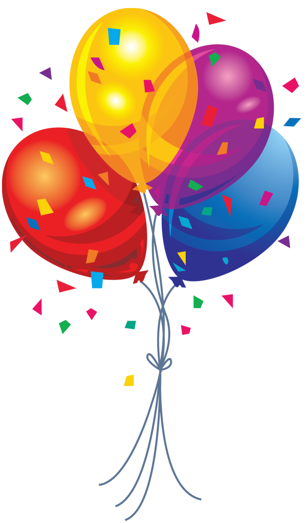 Happy Birthday Balloons Clip Art Free