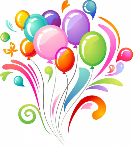 Happy Birthday Balloons Clip Art   Quotes Lol Rofl Com