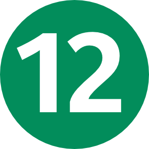 Number 12 Clipart