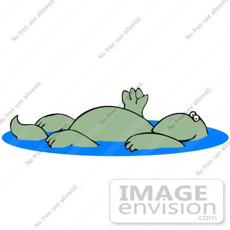 Royalty Free Dino Clip Art Picture Of A Friendly Relaxed