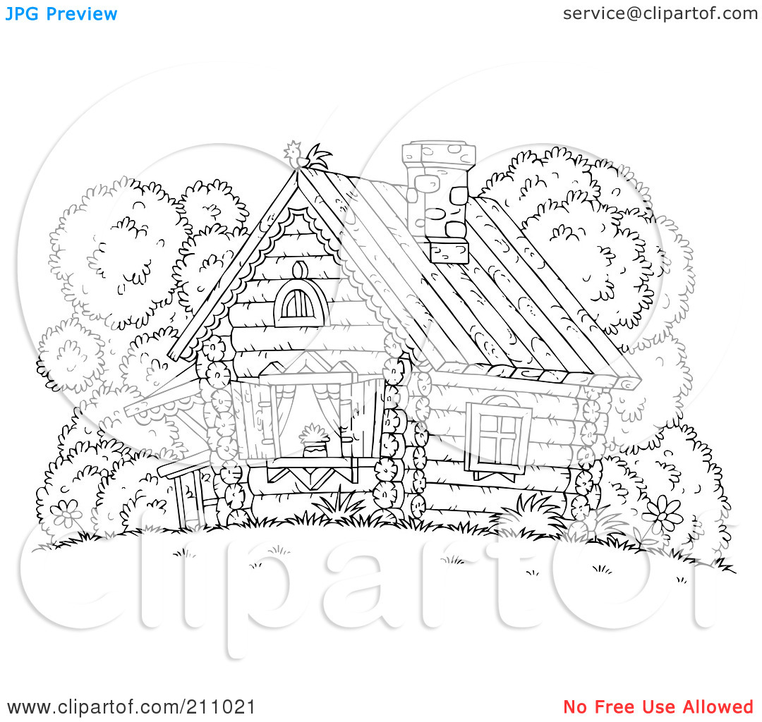 Royalty Free  Rf  Clipart Illustration Of A Coloring Page Outline Of A